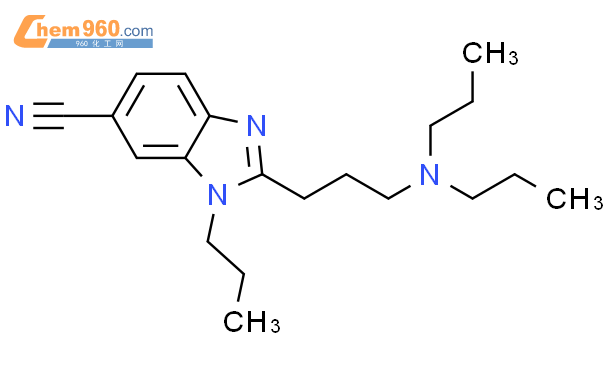 864913 92 8 1H Benzimidazole 6 carbonitrile 2 3 dipropylamino propyl 1 propyl CAS号 864913 92