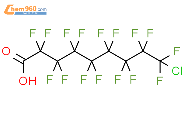 9-氯全氟壬酸结构式图片|865-79-2结构式图片