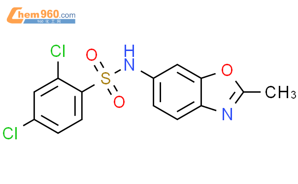 865375 77 5 Benzenesulfonamide 2 4 Dichloro N 2 Methyl 6 Benzoxazolyl