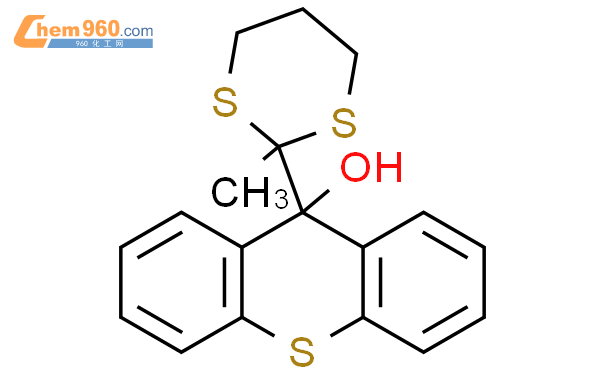 866429 65 4 9h Thioxanthen 9 Ol 9 2 Methyl 1 3 Dithian 2 Yl 化学式、结构式、分子式、mol 960化工网