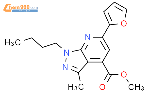 866818-53-3, 1-Butyl-6-furan-2-yl-3-methyl-1H-pyrazolo[3,4-b]pyridine-4 ...