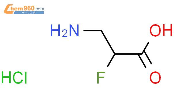 2-氟-β-丙胺酸盐酸盐结构式图片