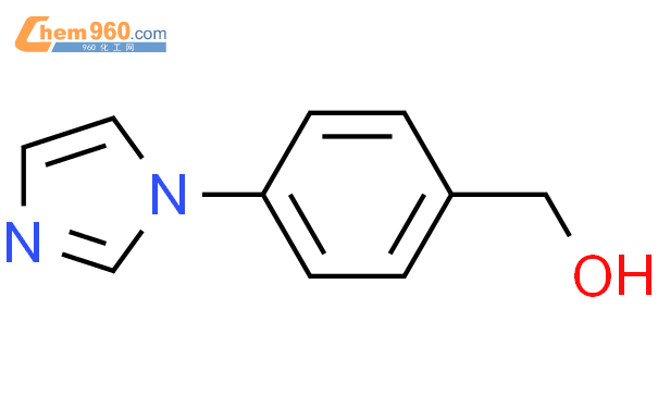 1-(4-羟甲基苯基)咪唑结构式图片|86718-08-3结构式图片