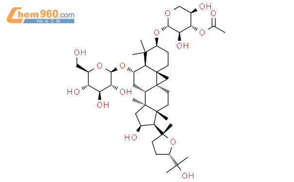 异黄芪皂苷Ⅱ结构式图片|86764-11-6结构式图片