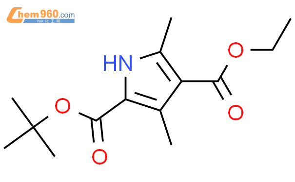 3，5-二甲基-1-氢-吡咯-2-羧酸叔丁酯-4-羧酸乙酯