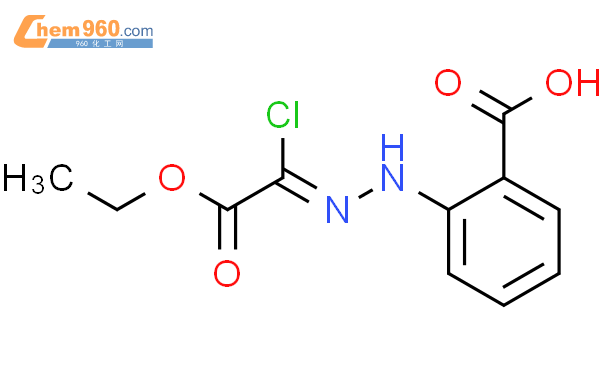 2-[2-(1-chloro-2-ethoxy-2-oxoethylidene)hydrazinyl]benzoic acid