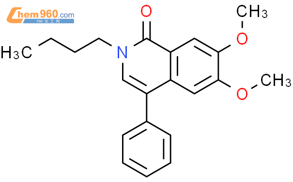 868601 90 5 1 2H Isoquinolinone 2 butyl 6 7 dimethoxy 4 phenyl CAS号