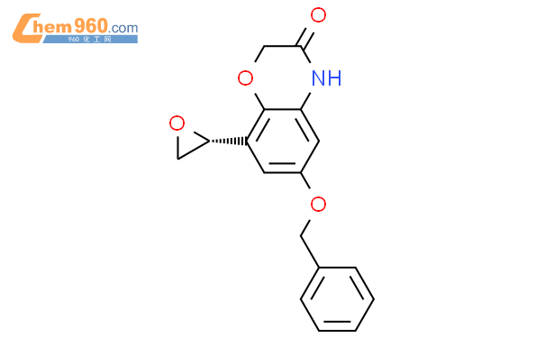 (R)-6-(benzyloxy)-8-(oxiran-2-yl)-2H-benzo[b][1,4]oxazin-3(4H)-one结构式图片|869478-12-6结构式图片