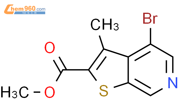 4-溴-3-甲基噻吩并[2,3-c]吡啶-2-甲酸甲酯