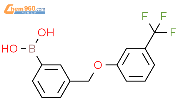 3-(3'-(三氟甲基)苯氧基甲基)苯基硼酸