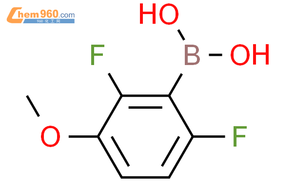 2,6-二氟-5-甲氧基苯硼酸结构式图片|870779-02-5结构式图片