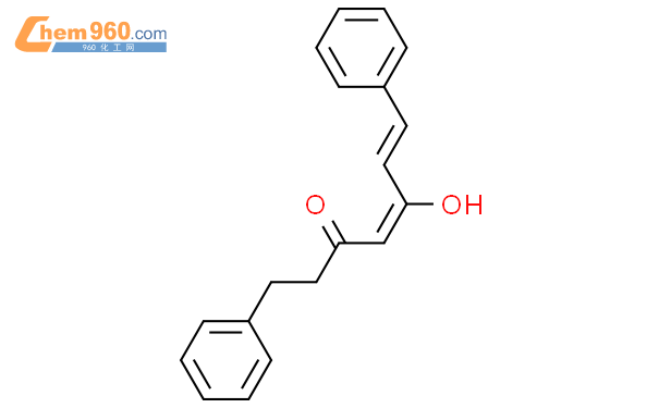 （4Z，6E）-5-羟基-1,7-二苯基-4,6-庚二烯-3-酮结构式图片|87095-77-0结构式图片