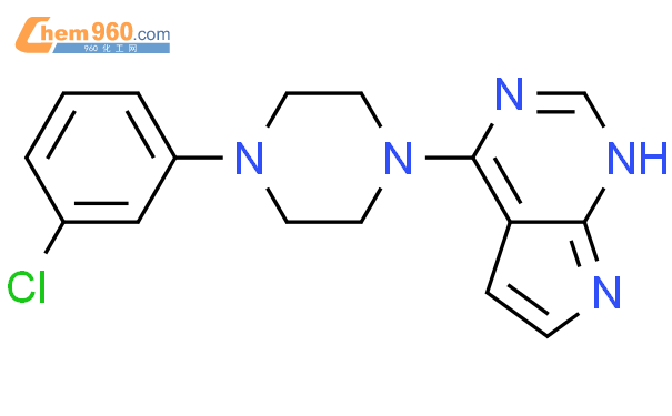 871335 71 6 4 [4 3 Chlorophenyl Piperazin 1 Yl] 7h Pyrrolo[2 3 D