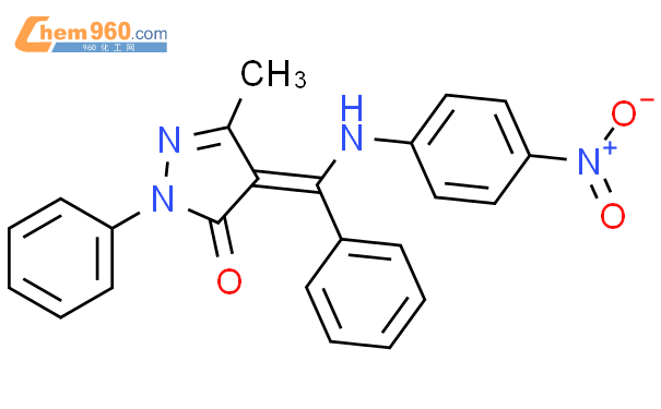 H Pyrazol One Dihydro Methyl Nitrophenyl Amino Phenylmethylene