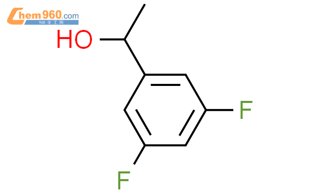 1-(3,5-二氟苯基)乙醇结构式图片|872181-59-4结构式图片