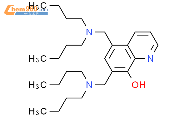 87236-65-5,5,7-bis[(dibutylamino)methyl]quinolin-8-ol化学式、结构式、分子式、mol ...