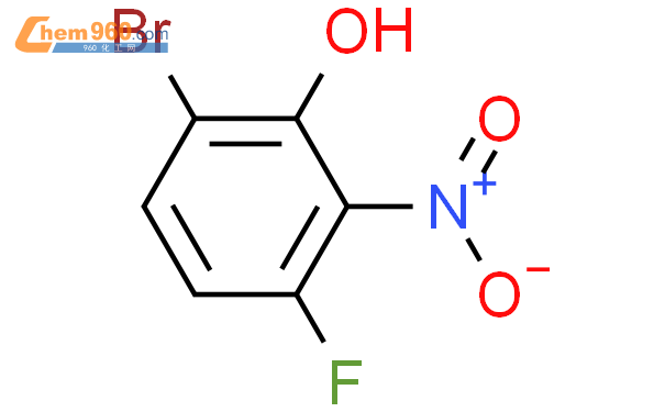 6-溴-3-氟-2-硝基苯酚结构式图片|872363-59-2结构式图片