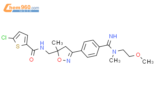 873004 79 6 2 Thiophenecarboxamide 5 Chloro N 4 5 Dihydro 3 4 Imino 2 Methoxyethyl