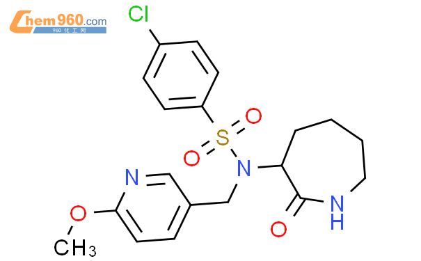 Benzenesulfonamide Chloro N Hexahydro Oxo H Azepin Yl N Methoxy