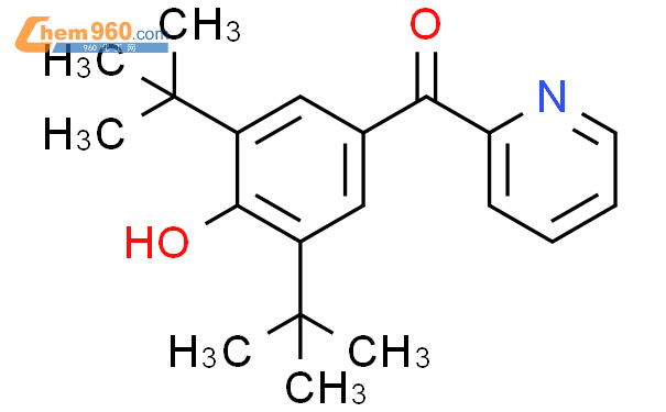 87423 85 6 Methanone 3 5 bis 1 1 dimethylethyl 4 hydroxyphenyl 2 pyridinyl CAS号 87423 85 6