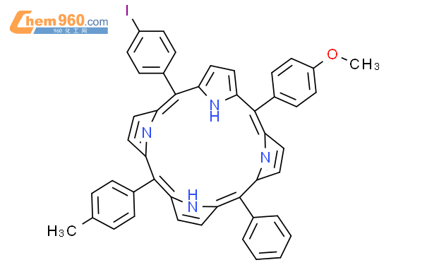 15-(4-iodophenyl)-10-(4-methoxyphenyl)-20-(4-methylphenyl)-5-phenyl-21,22-dihydroporphyrin