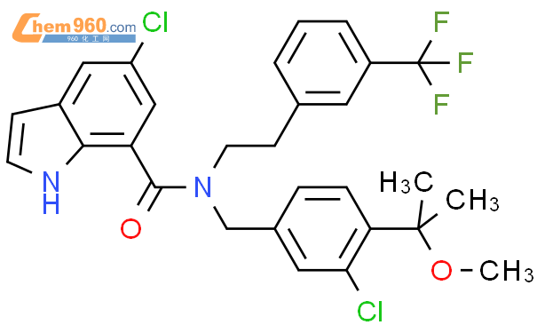 H Indole Carboxamide Chloro N Chloro Methoxy Methylethyl Phenyl