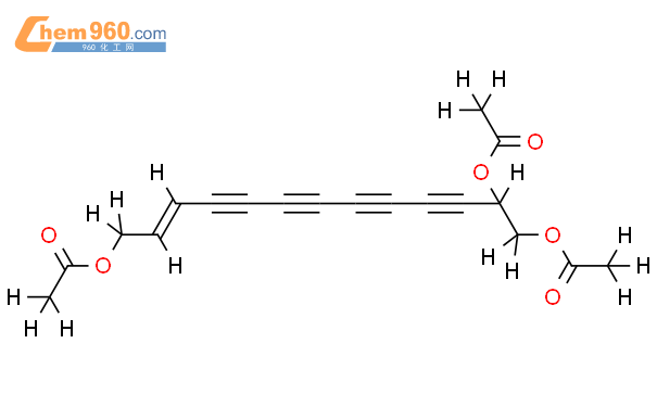 875893-45-1,1,12,13-triacetoxy-tridec-2t-ene-4,6,8,10-tetrayne化学式、结构式 ...