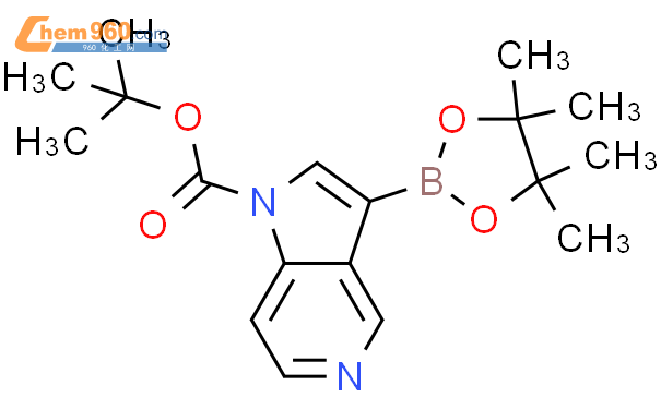 3-(4,4,5,5-四甲基-1,3,2-二噁硼烷-2-基)-1H-吡咯并[3,2-c]吡啶-1-羧酸叔丁酯