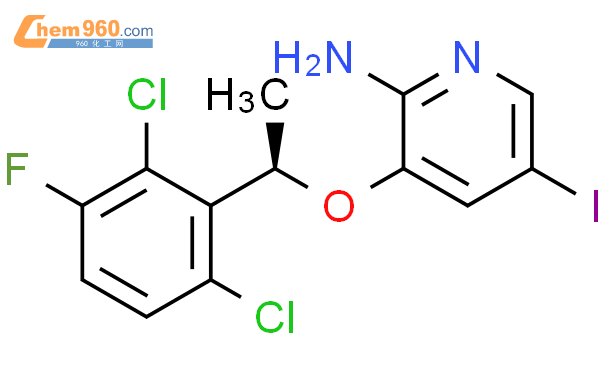 3-[(1R)-1-(2,6-dichloro-3-fluorophenyl)ethoxy]-5-iodopyridin-2-amine