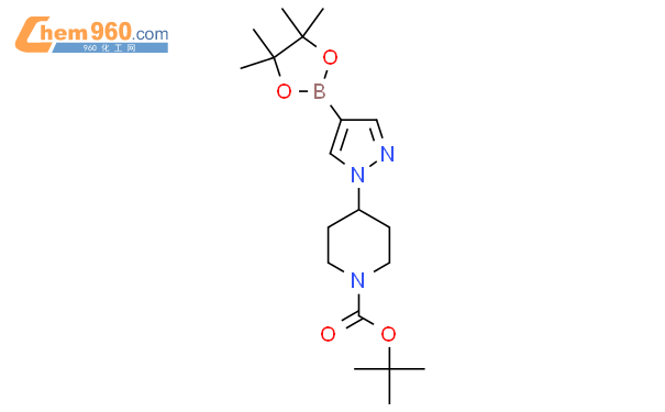 4-[4-(4,4,5,5-四甲基-1,3,2-二氧杂环戊硼烷 -2-基)-1H-吡唑-1-基]哌啶-1-甲酸叔丁酯