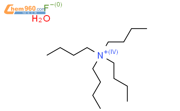 四丁基氟化铵三水合物结构式图片|87749-50-6结构式图片