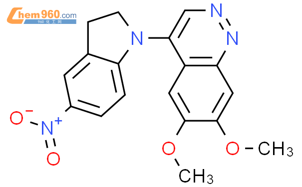 879013 21 5cinnoline 4 23 Dihydro 5 Nitro 1h Indol 1 Yl 67 Dimethoxy Cas号879013 21 5 