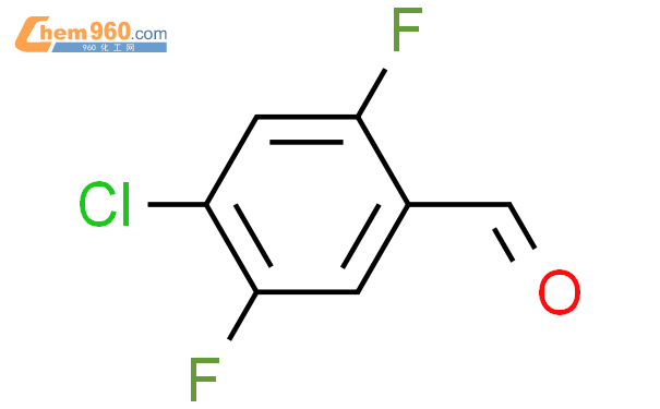 2,5-二氟-4-氯苯甲醛结构式图片|879093-02-4结构式图片