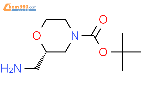 (S)-4-N-BOC-2-氨甲基吗啉结构式图片|879403-42-6结构式图片
