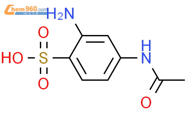 4-乙酰氨基-2-氨基苯磺酸结构式图片|88-64-2结构式图片