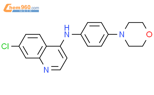 Quinolinamine Chloro N Morpholinyl Phenyl Cas