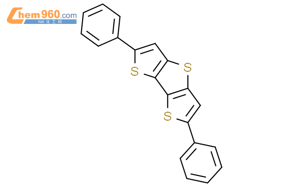 2,6-二苯基二噻吩[3,2-B:2',3'-D]噻吩结构式图片|881838-94-4结构式图片