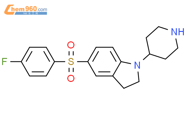 882668 48 61h Indole 5 4 Fluorophenylsulfonyl 23 Dihydro 1 4