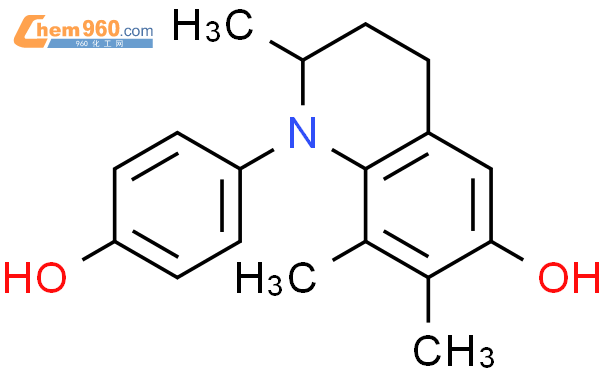 1,2,3,4-Tetrahydro-1-(4-hydroxyphenyl)-2,7,8-trimethyl-6-quinolinol