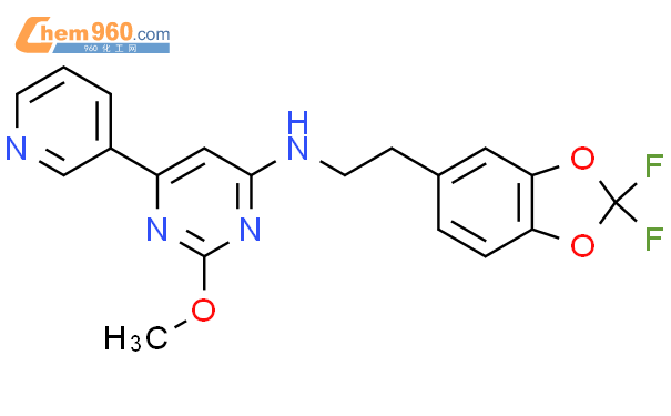 885066 85 3 4 Pyrimidinamine N 2 2 2 Difluoro 1 3 Benzodioxol 5 Yl