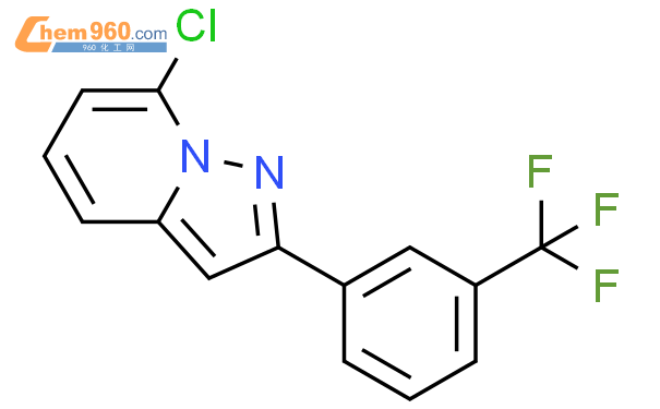 Pyrazolo[1,5-a]pyridine,7-chloro-2-[3-(trifluoromethyl)phenyl]-