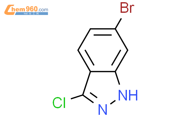 6-溴-3-氯吲唑结构式图片|885271-78-3结构式图片