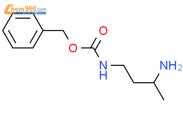 885277 99 6 1 Cbz 氨基 3 丁胺化学式、结构式、分子式、mol、smiles 960化工网