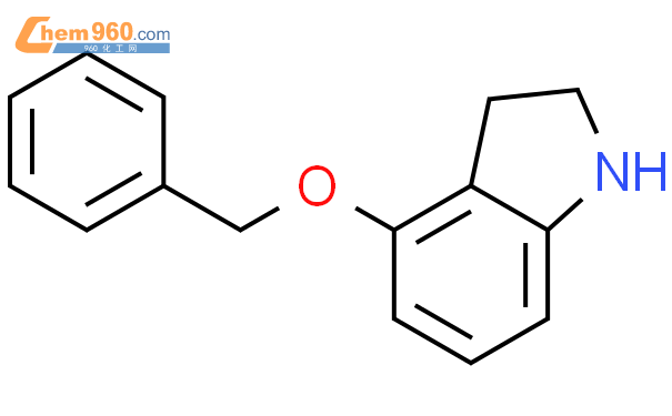 885278 77 34 苄氧基吲哚啉化学式、结构式、分子式、mol 960化工网 