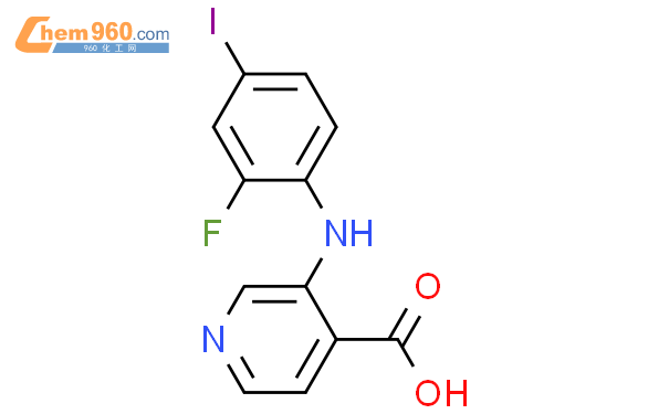 3-[(2-氟-4-碘苯基)氨基]-4-吡啶羧酸结构式图片|885588-03-4结构式图片