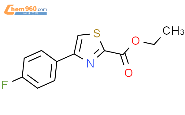4-(4-氟苯基)-2-噻唑羧酸乙酯结构式图片|886366-37-6结构式图片