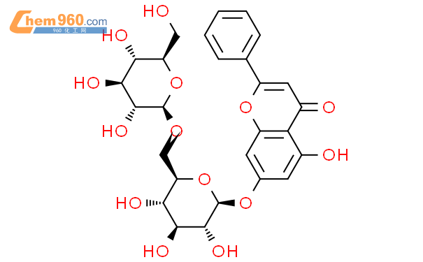 白杨素-7-O-龙胆二糖苷
