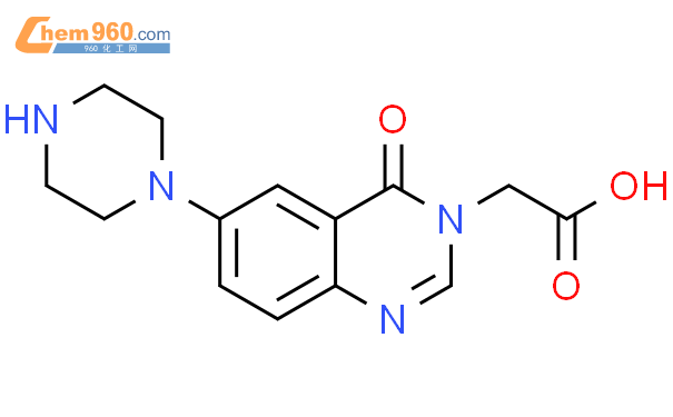 2-(4-氧代-6-(哌嗪-1-基)喹唑啉-3(4H)-基)乙酸