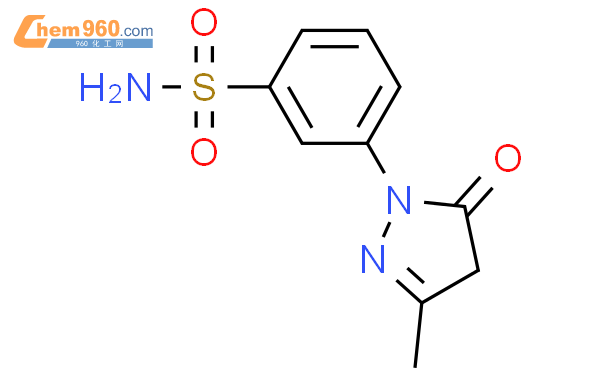 3-(4,5-二氢-3-甲基-5-氧代-1H-吡唑-1-基)苯磺酰胺