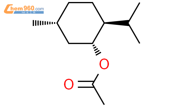 乙酸薄荷酯结构式图片|89-48-5结构式图片